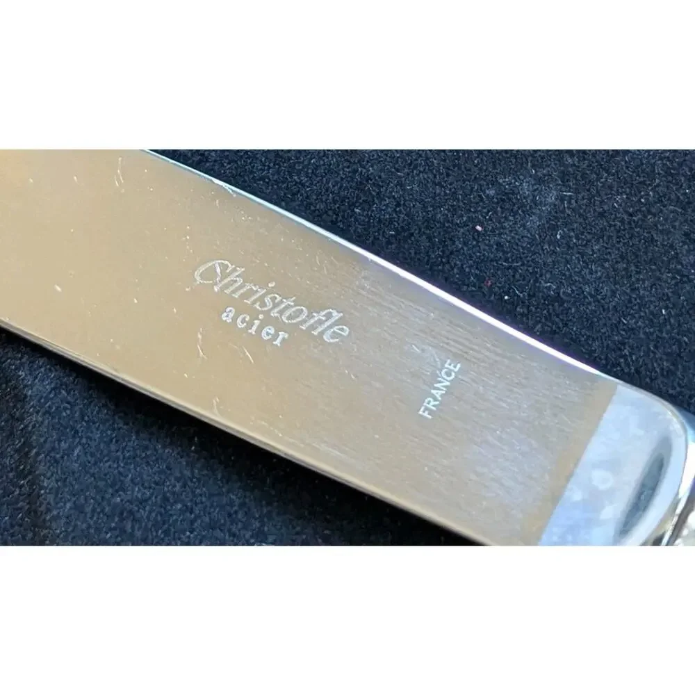 Christofle Acier Berry Stainless Steel Dinner Knife 9
